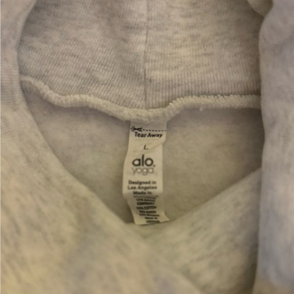ALO MocNeck Pullover. Size KARGE. Gray. - Picture 2 of 4